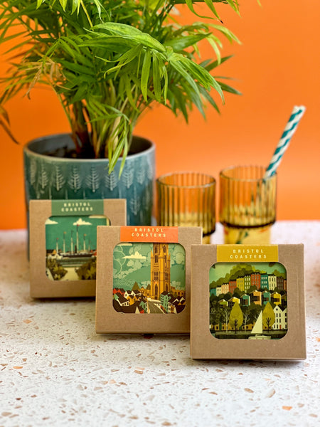 Bristol Yellow Coaster Set