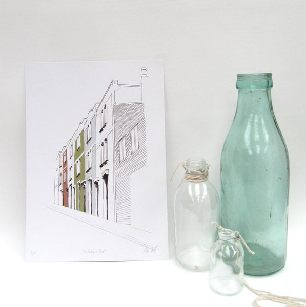 Bristol St Andrews Road Digital Art Print by Rolfe & Wills The Bristol Shop