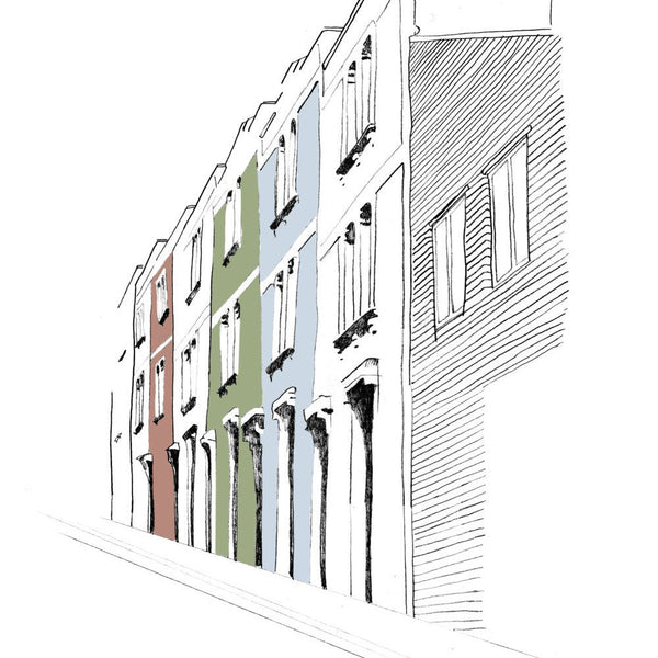 Bristol St Andrews Road Digital Art Print by Rolfe & Wills on The Bristol Shop