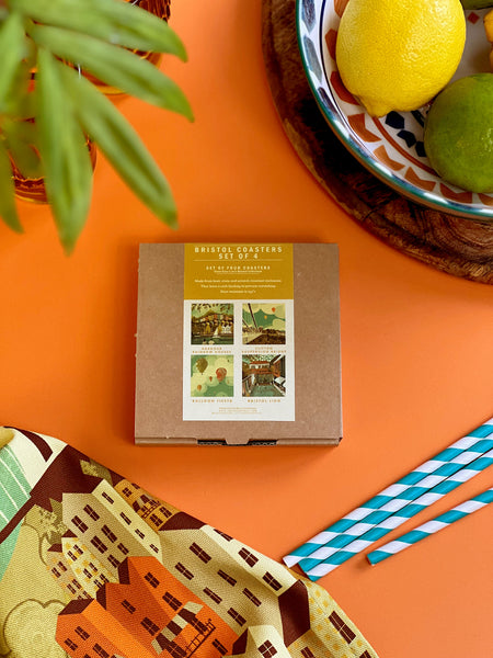 Bristol Yellow Coaster Set