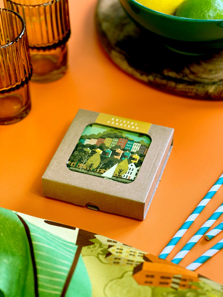 Bristol Yellow Coaster Set