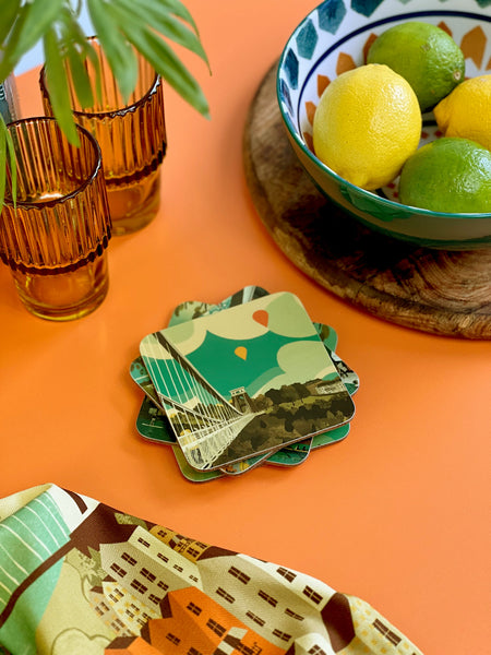 Bristol Yellow Coaster Set