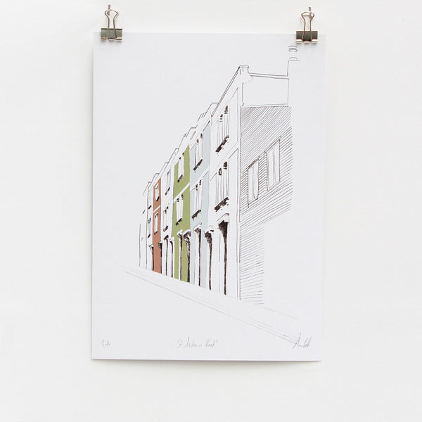 Bristol St Andrews Road A4 Digital Art Print by Rolfe & Wills
