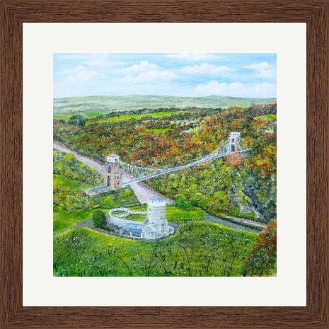 Clifton Suspension Bridge Art by Lynette Bower