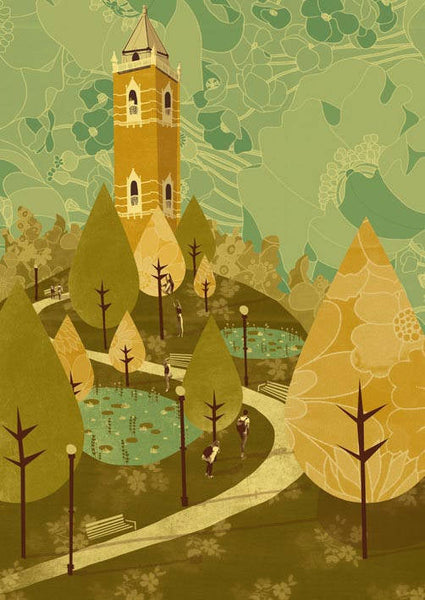 Bristol Cabot Tower A3 Print