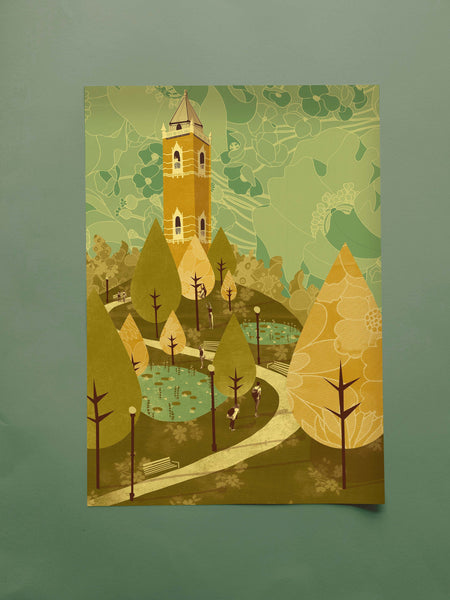 Bristol Cabot Tower A3 Print