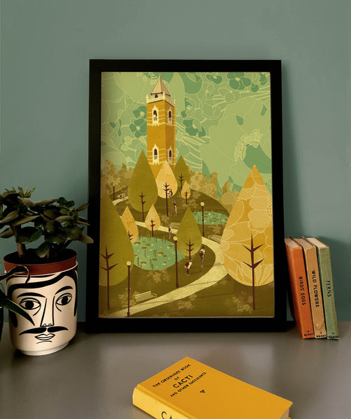 Bristol Cabot Tower A3 Print