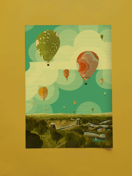 Bristol Balloon Fiesta A3 Print