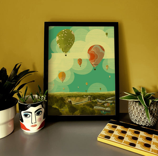 Bristol Balloon Fiesta A3 Print