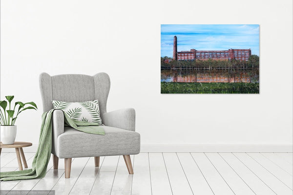 Bristol apartment with painting of Cadbury Fry's Factory in Keynsham