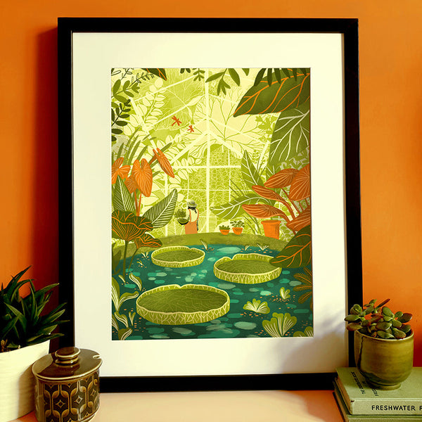 Bristol Botanic Gardens A3 Print