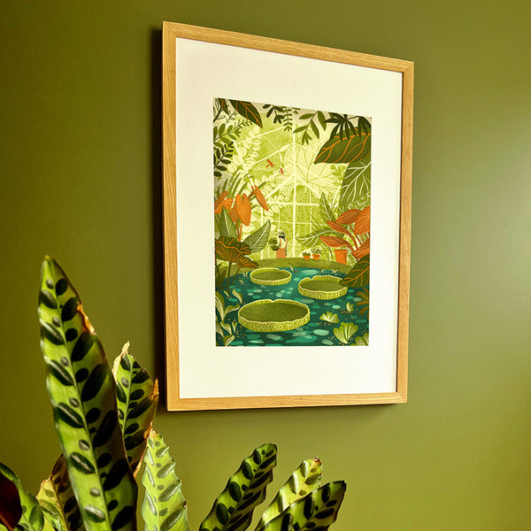 Bristol Botanic Gardens A3 Print