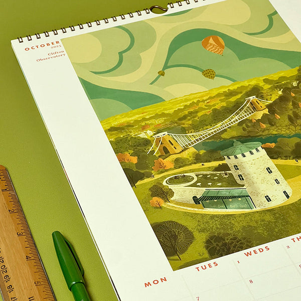 Bristol Calendar 2025 | Bristol set of 12 A4 Prints by Emy Lou Holmes