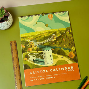 Bristol Calendar 2025 | Bristol set of 12 A4 Prints by Emy Lou Holmes