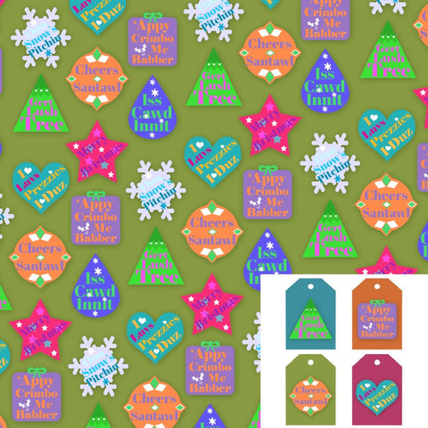 Bristol (Brizzle) Baubles gift wrap & tags