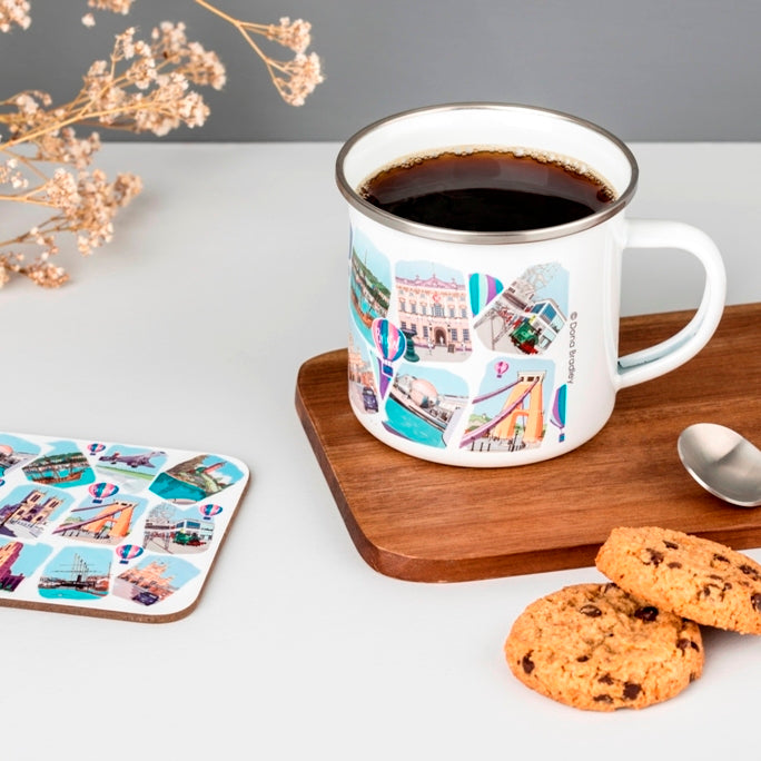 Bristol Enamel Mug - Bristol Sketches