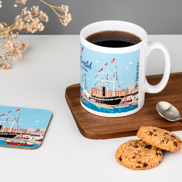Bristol Ceramic Mug - Floating Bristol