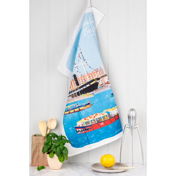 Bristol Tea Towel - Floating Bristol