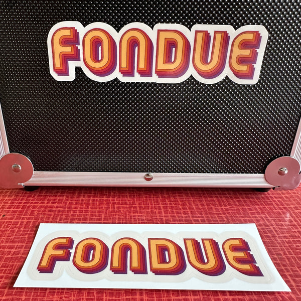 Fondue Vinyl Sticker