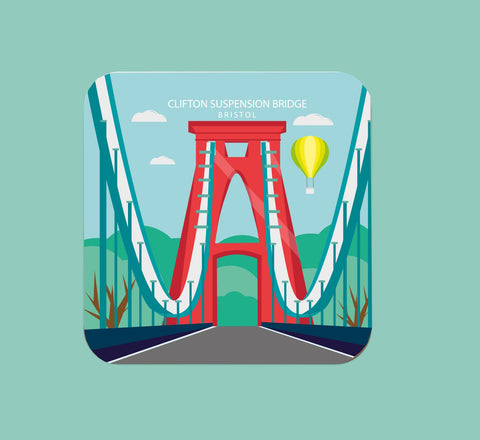 Clifton Suspension Bridge Coaster by Adriana Barrios
