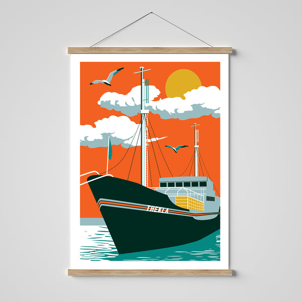 Bristol Music venues – Thekla print by Susan Taylor