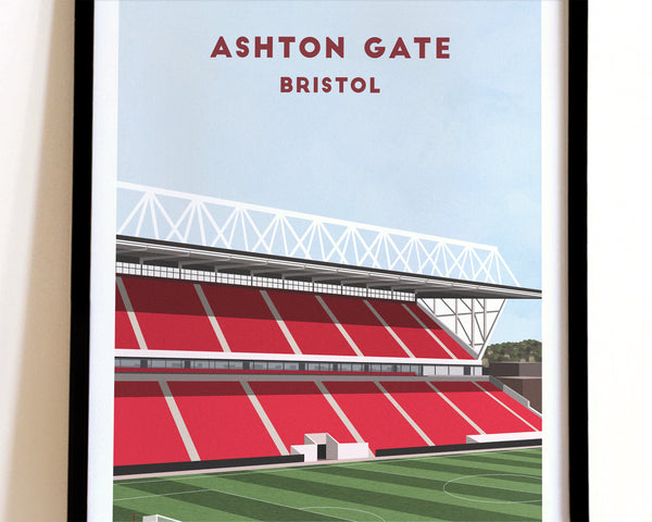 Bristol City Ashton Gate Print