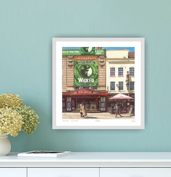 Bristol Hippodrome Pastel Art Print