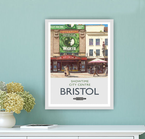 Bristol Hippodrome Travel Poster