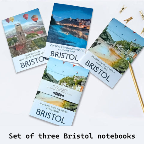 Bristol Notebooks (Set of 3) by local Pastel Artist Robert Antell