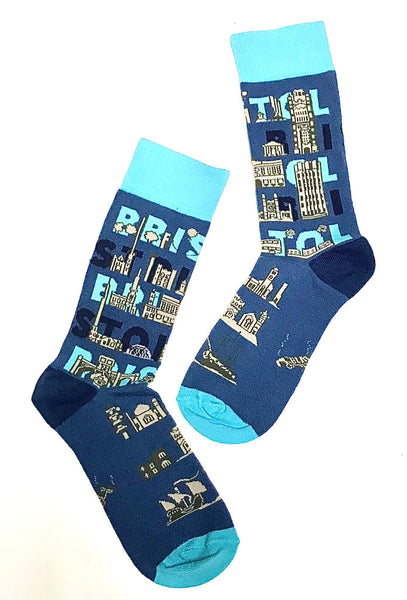 Bristol skyline socks