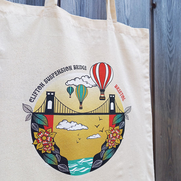 Clifton Suspension Bridge Bristol Tote Bag by Susan Taylor