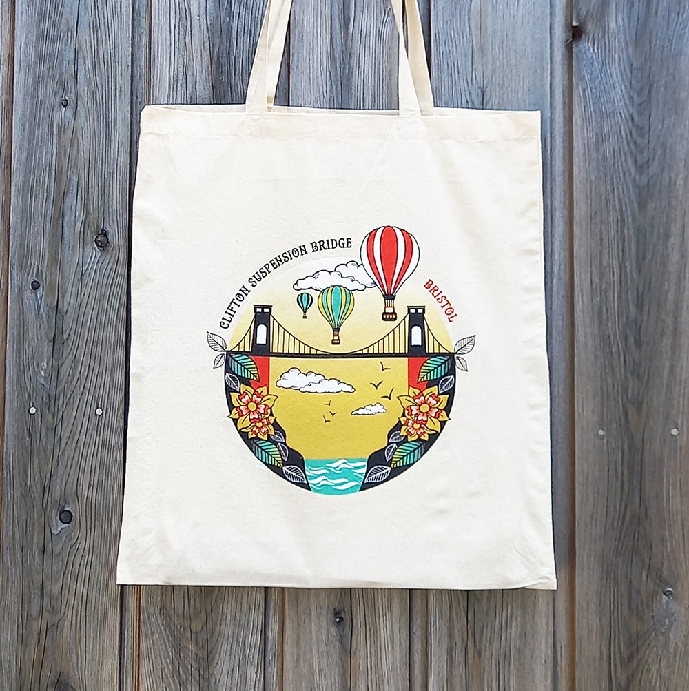 Clifton Suspension Bridge Bristol Tote Bag by Susan Taylor