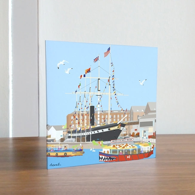 Bristol Floating Harbour Greetings Card