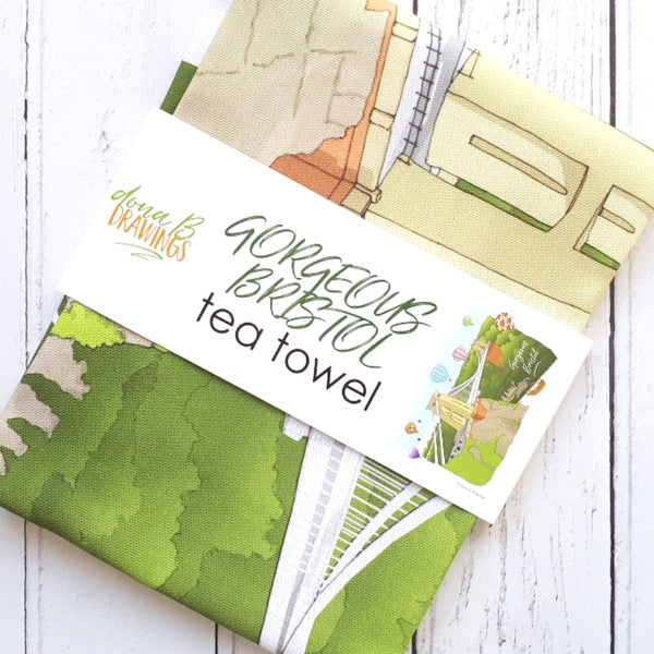 Bristol Tea Towel - Gorgeous Bristol