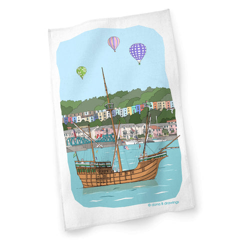 Bristol Tea Towel - The Matthew & Colourful Houses