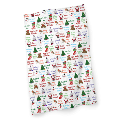 Bristol (Brizzle) Christmas Tea Towel