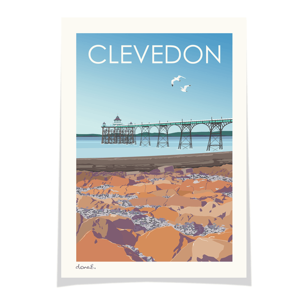 Clevedon Travel Poster Art Quality Print