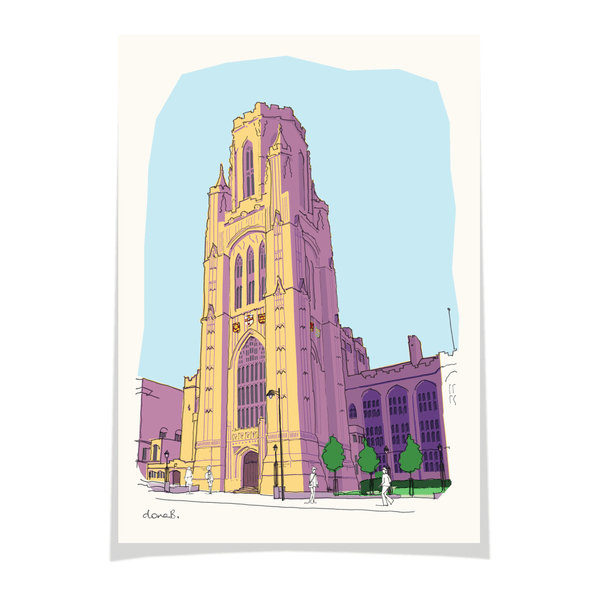 University of Bristol, Wills Building Print