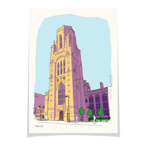 University of Bristol, Wills Building Print