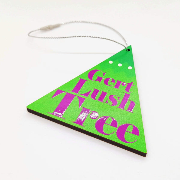 Bristolian Colourful Wooden Christmas Tree Decorations