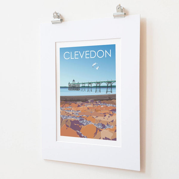 Clevedon Travel Poster Art Quality Print