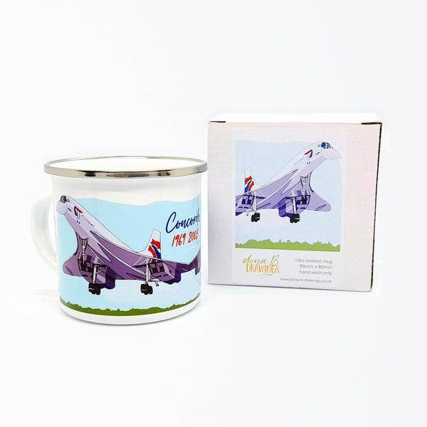Bristol Concorde Enamel Mug