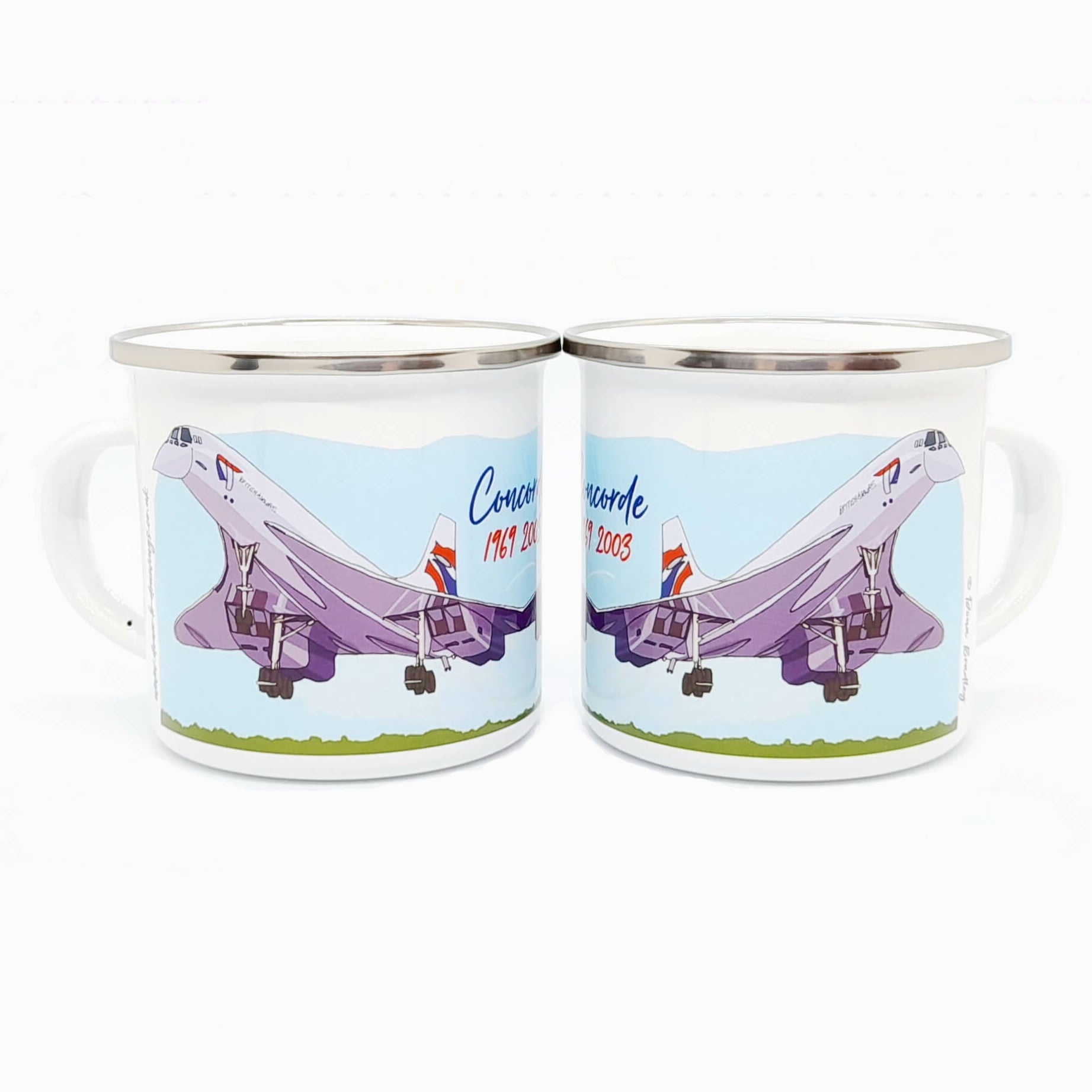 Bristol Concorde Enamel Mug