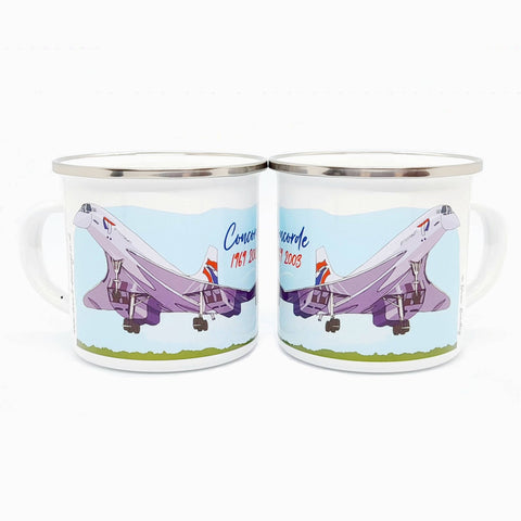 Bristol Concorde Enamel Mug