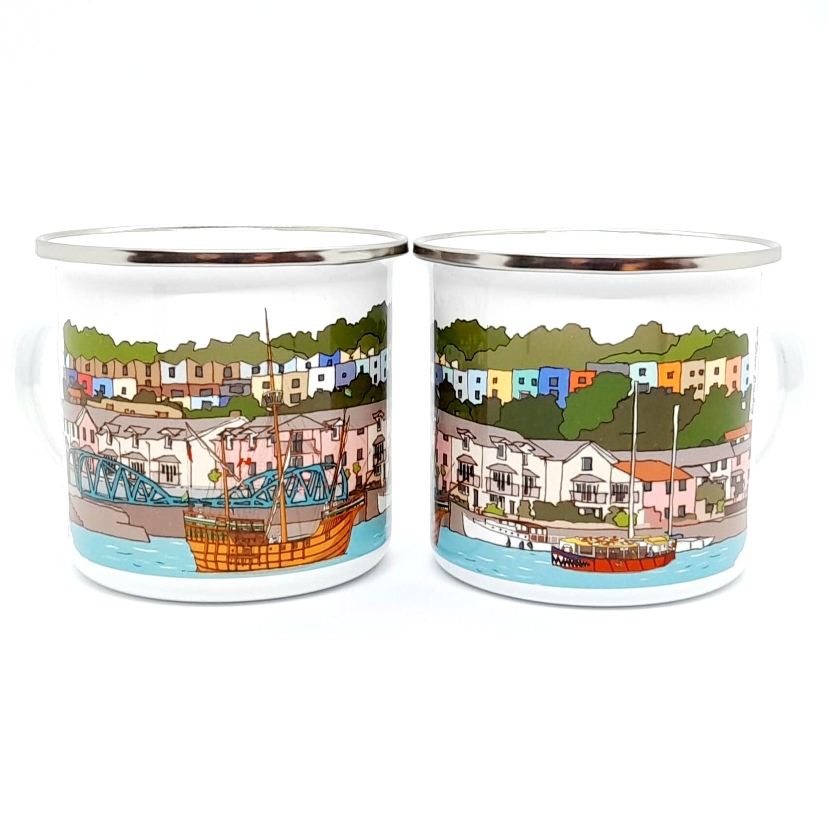 Bristol Enamel Mug - Bristol Matthew Ship