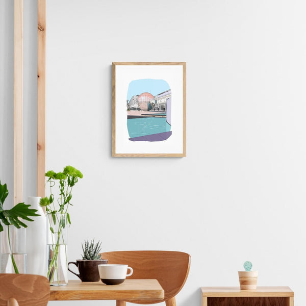 Bristol We the Curious Print - Planetarium & Millennium Square