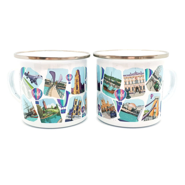 Bristol Enamel Mug - Bristol Sketches