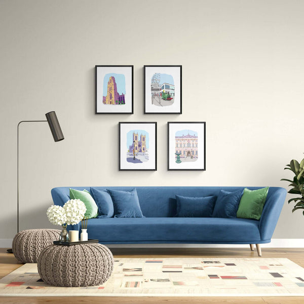 University of Bristol, Wills Building Print