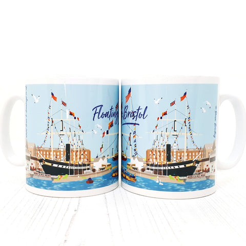 Bristol Ceramic Mug - Floating Bristol