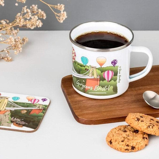 Bristol Enamel Mug - Gorgeous Bristol